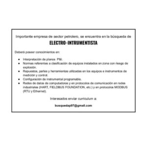 ELECTRO-INSTRUMENTISTA