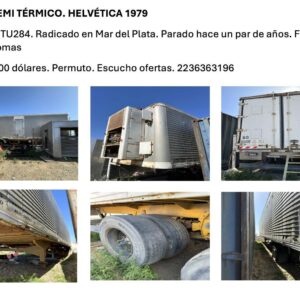 Semirremolque Helvética 1979 con equipo de frio